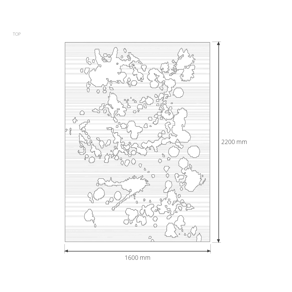 160×220 Ural Carpet Rug #49092 dimensions drawing