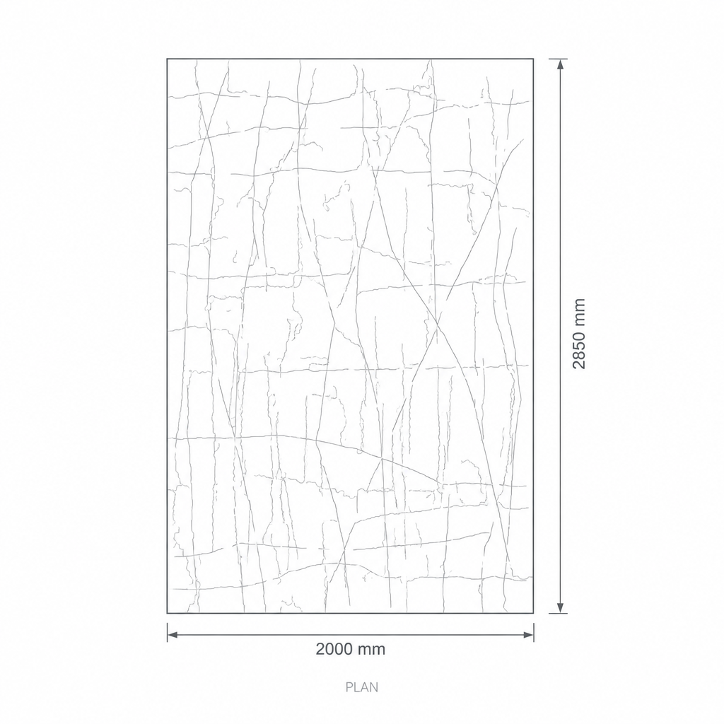 200x285 Aguero Rug #44012, dimensions drawing