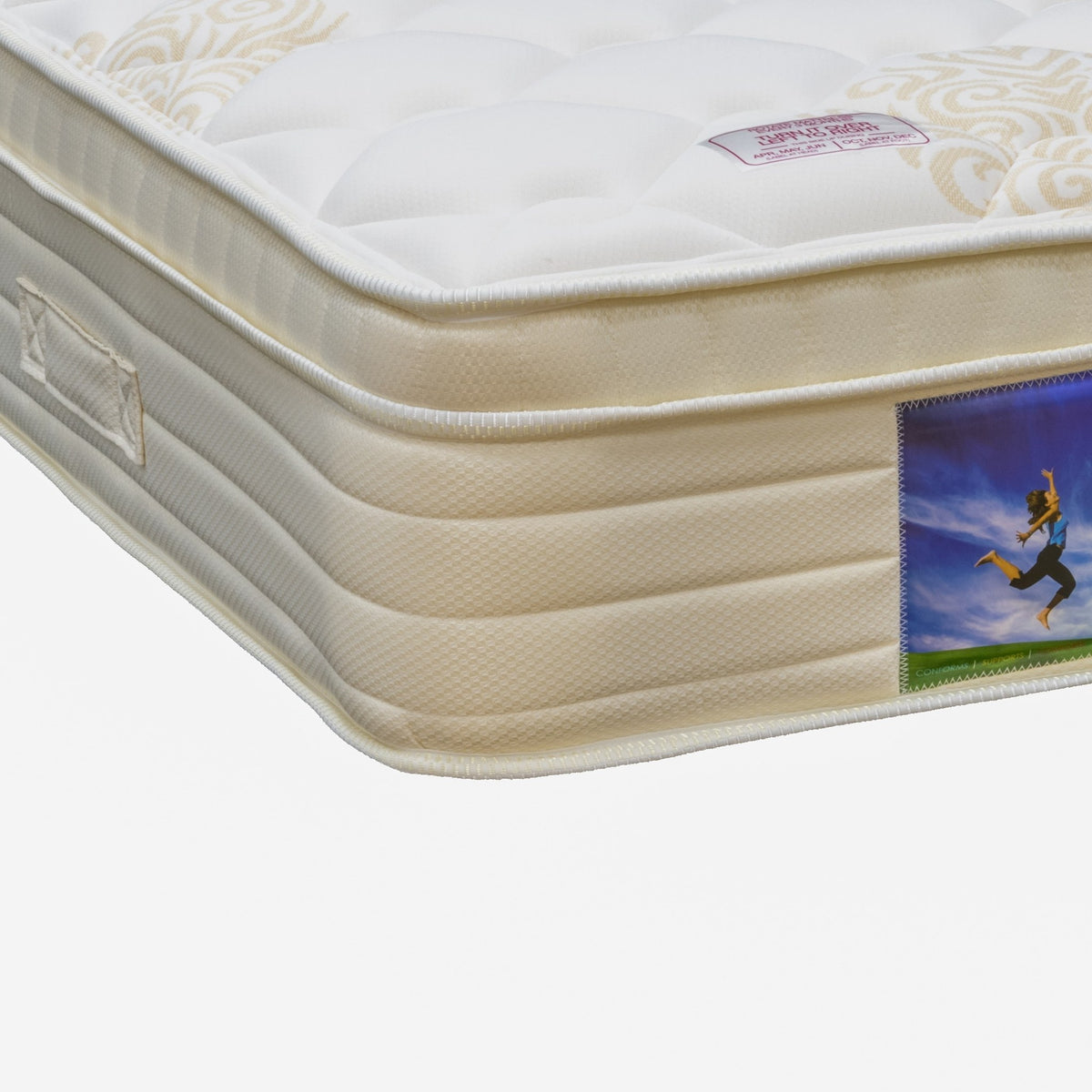 Cloud 9 Excelsior Euro Top Mattress, euro top corner close-up