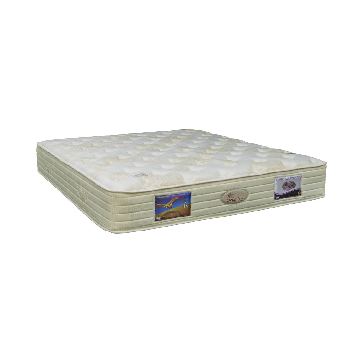 Cloud 9 Expectations Mattress, studio photo, side view