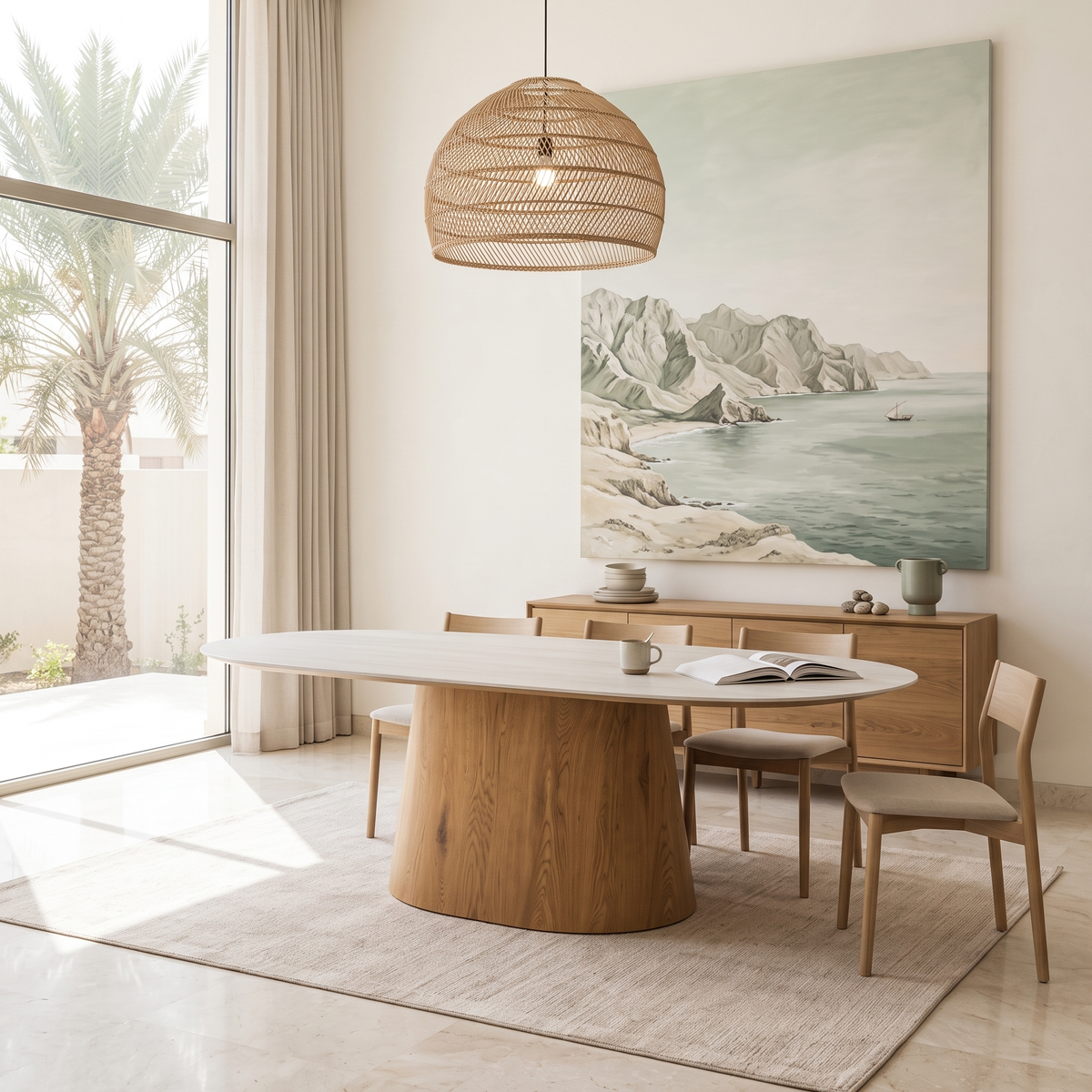 Dining Table #DT-1786-1 in a Muscat home
