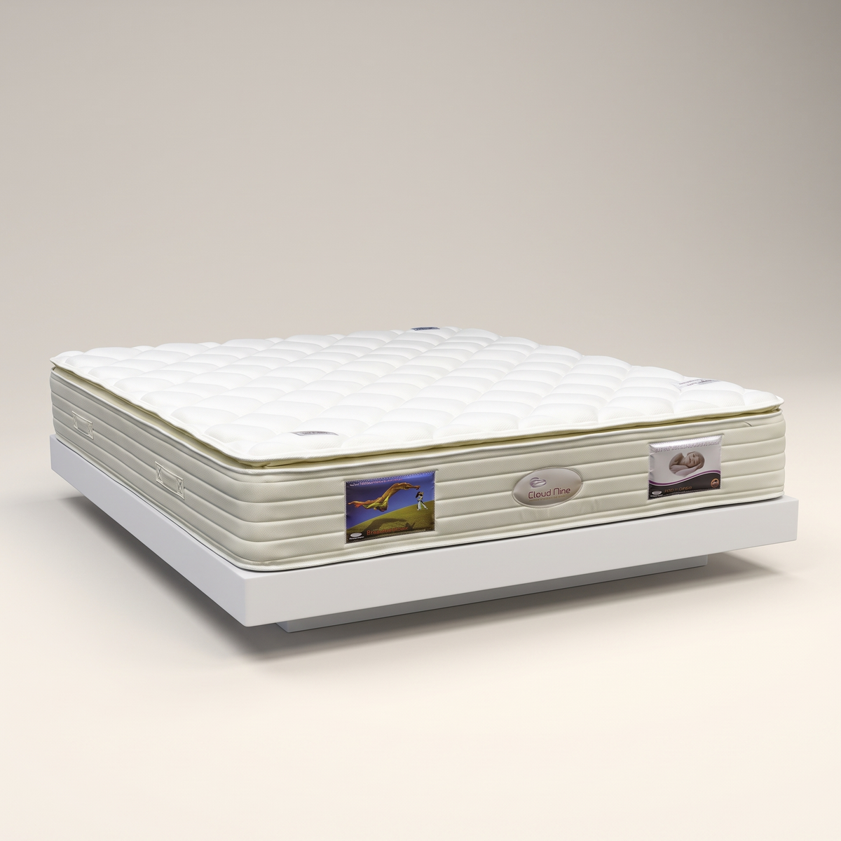 Cloud 9 Westend Pillow Top Mattress, studio view