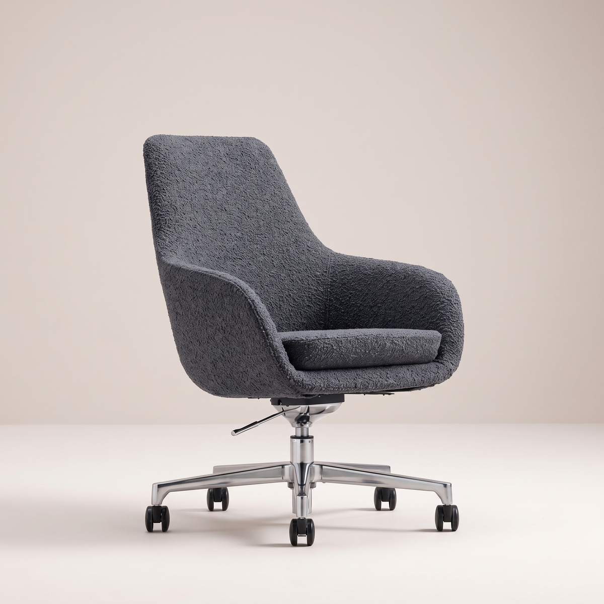Dark Grey Office Chair #A1800, studio view