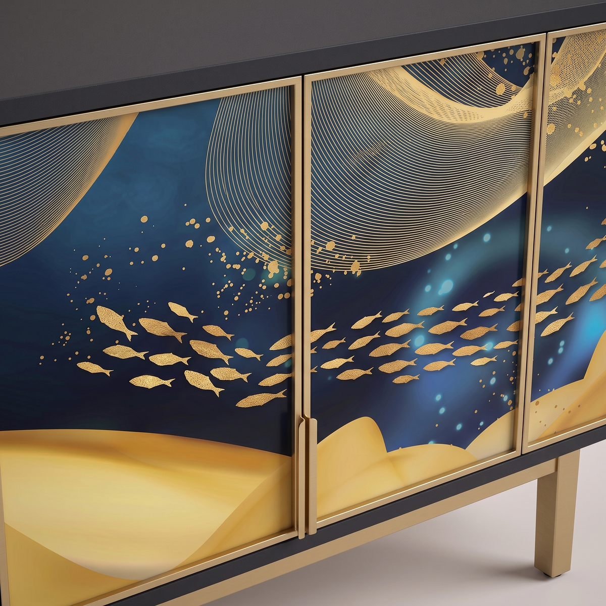Sideboard #F2827, material detail