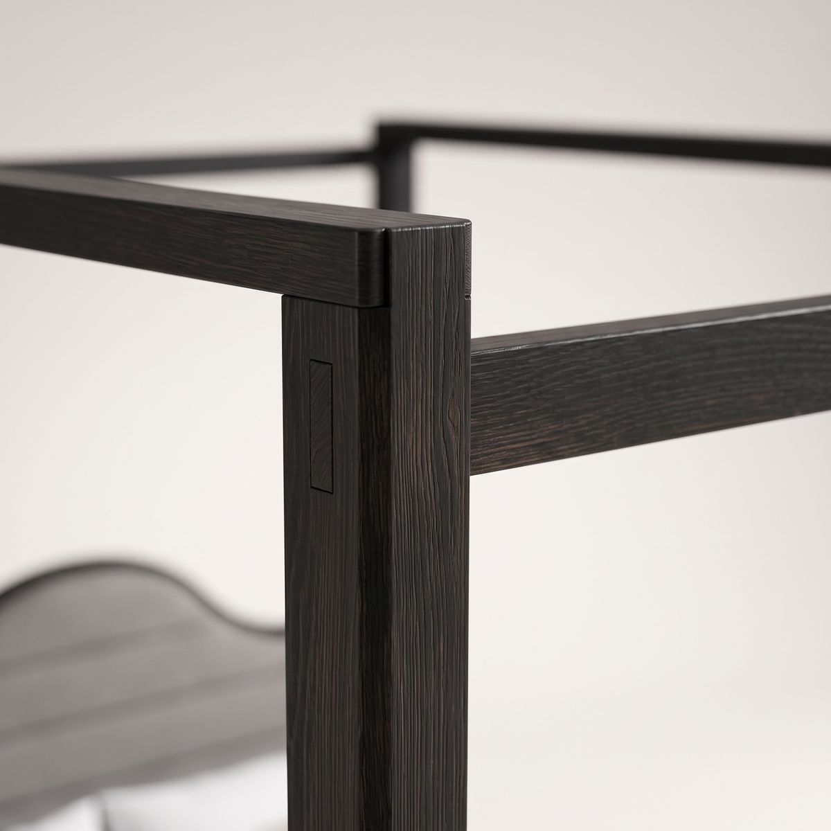 Canopy Queen Bed #MG0103-3-QB, material detail