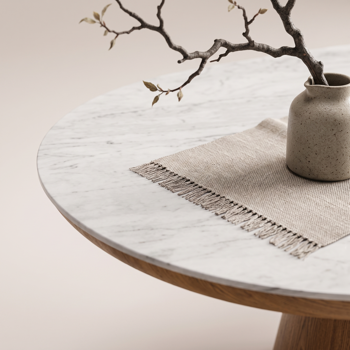 Dining Table #DT-1786-1, styled detail