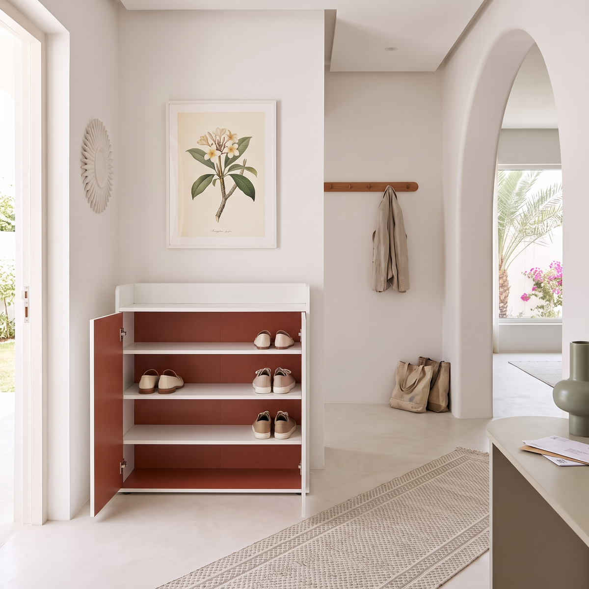 4 Tier Shoe Rack #XG001, close view