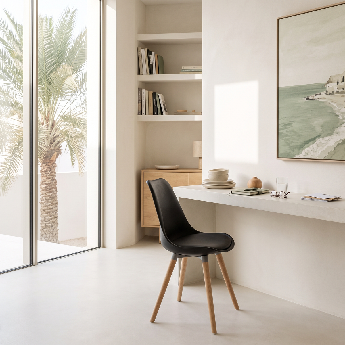 Brown Dining Chair #K04-2A, second room view