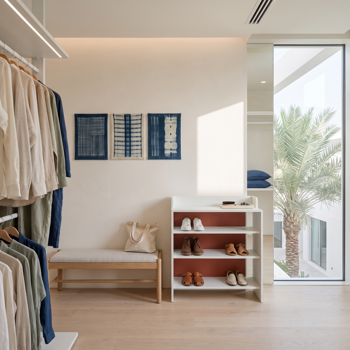 4 Tier Shoe Rack #XG001, second room view