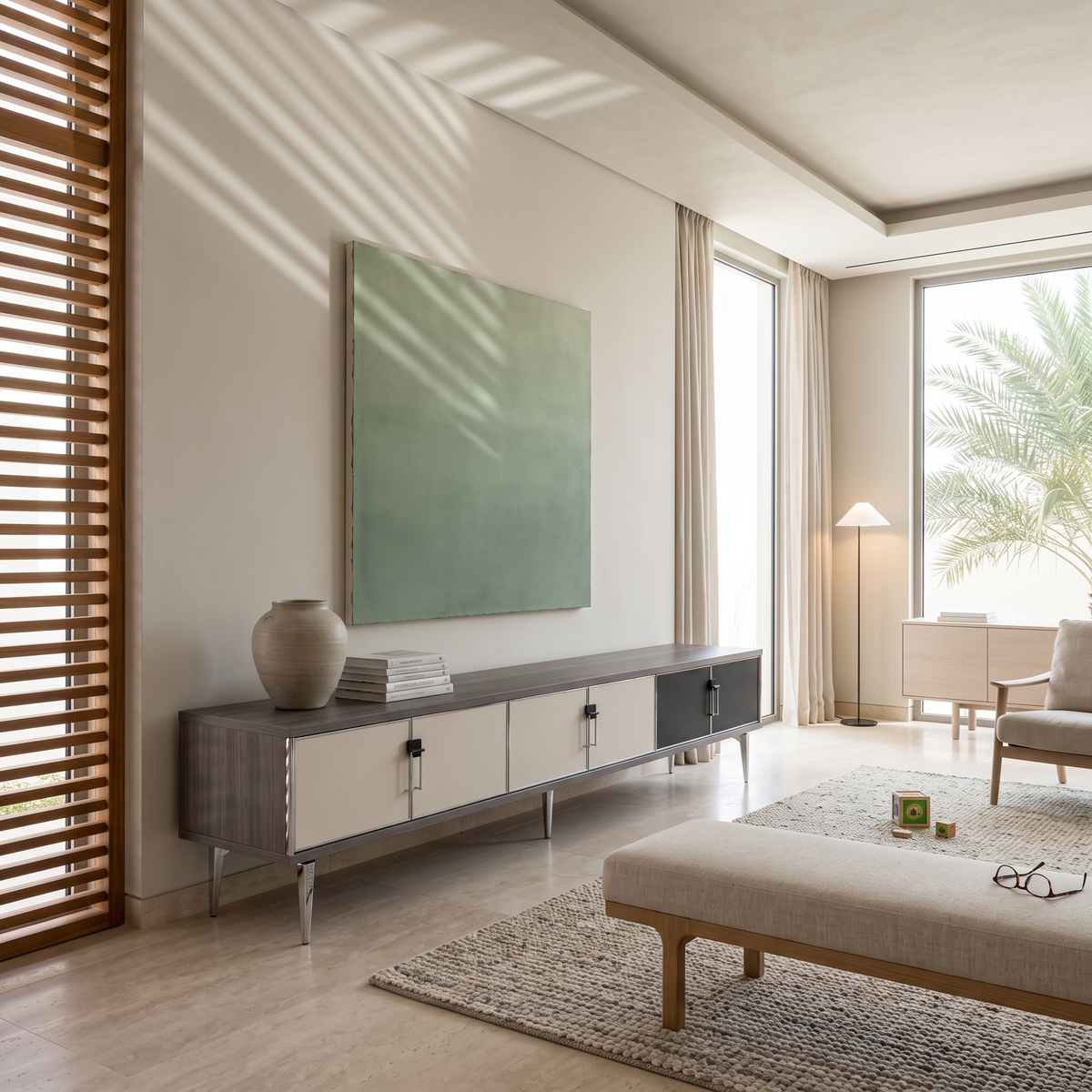 200cm Hilton TV Stand, second room view
