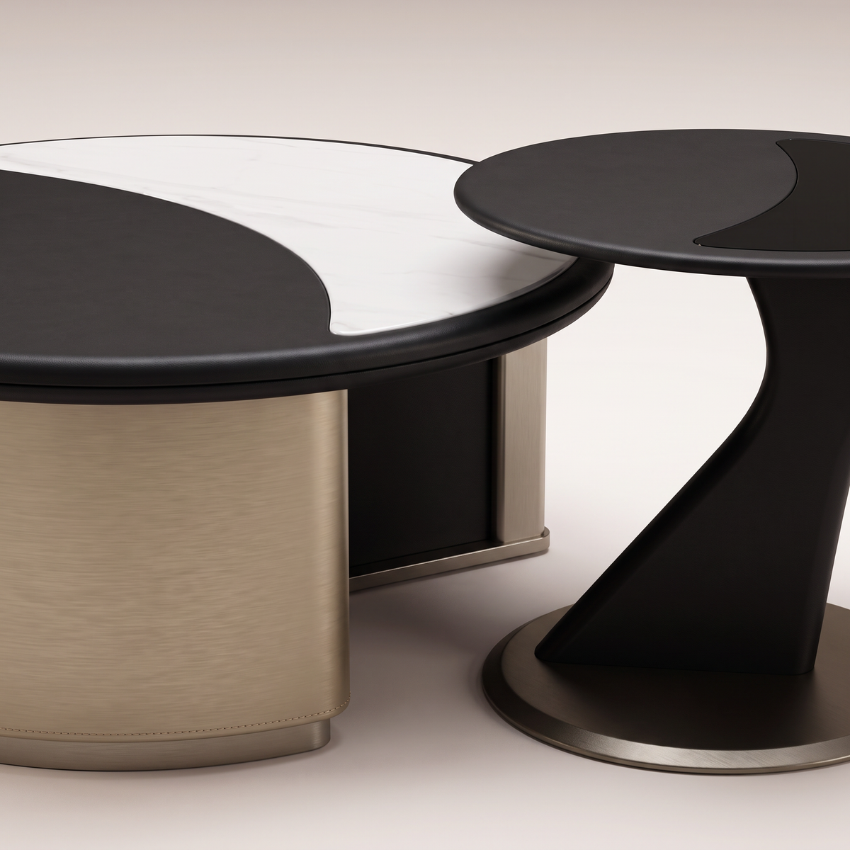 Coffee Table Set #CT-275, material detail