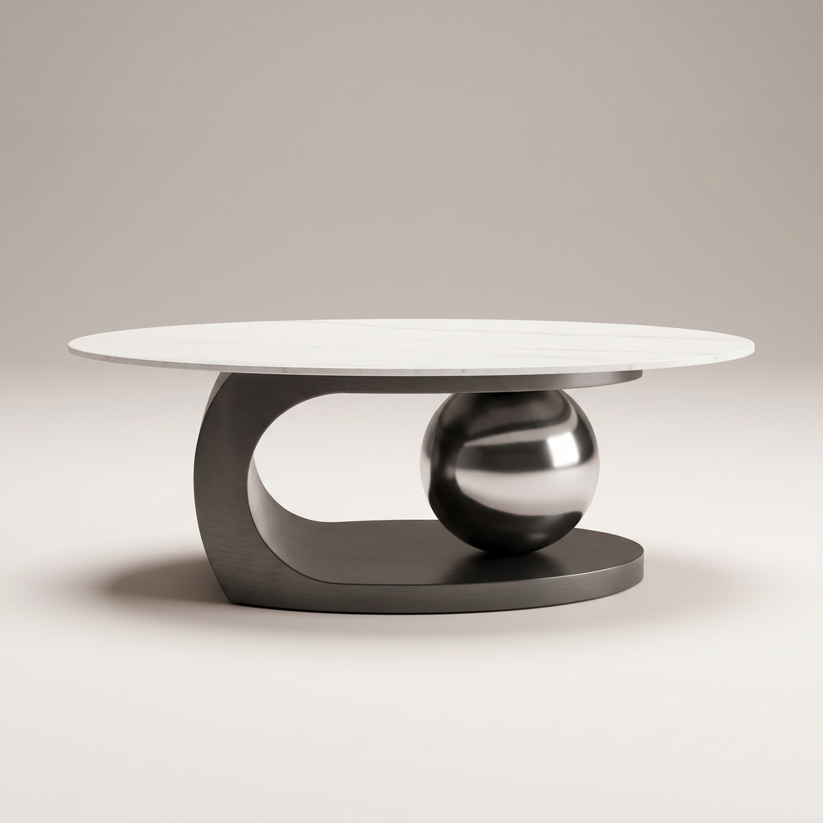 Sculptural Center Table #43, studio view