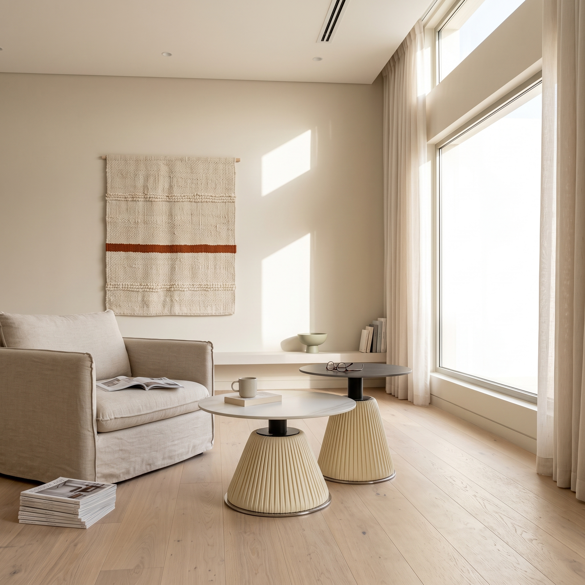 Round Coffee Table Set #11121-8, second room view
