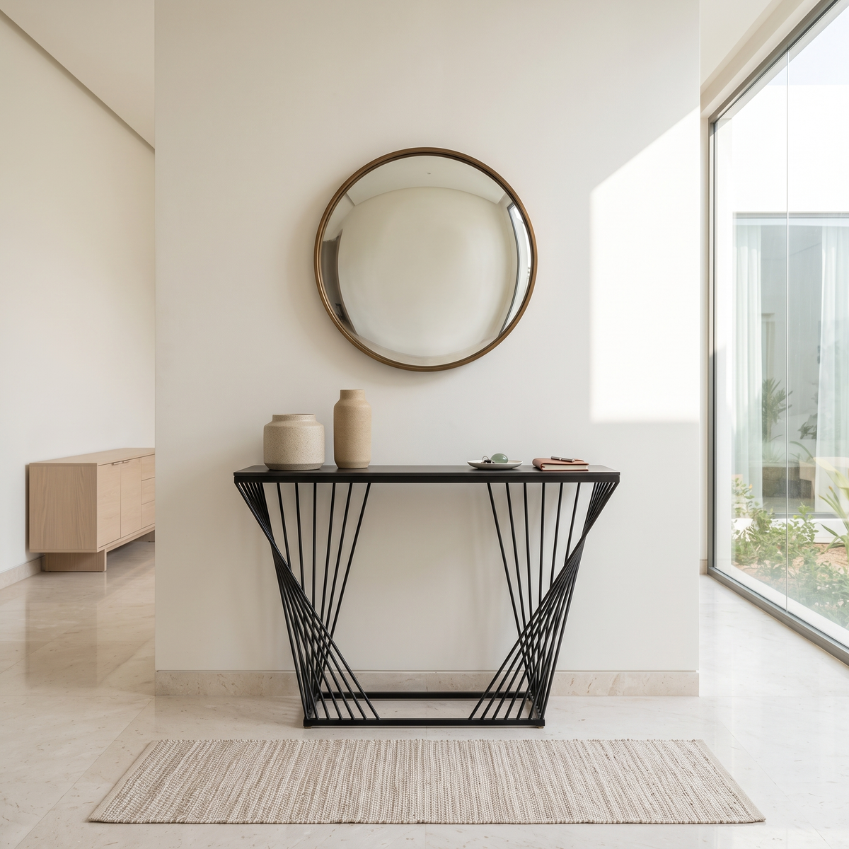 Geometric Console Table #C051 in a Muscat home