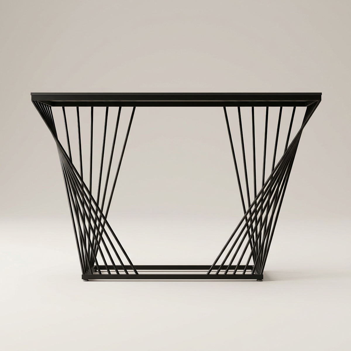 Geometric Console Table #C051, studio view