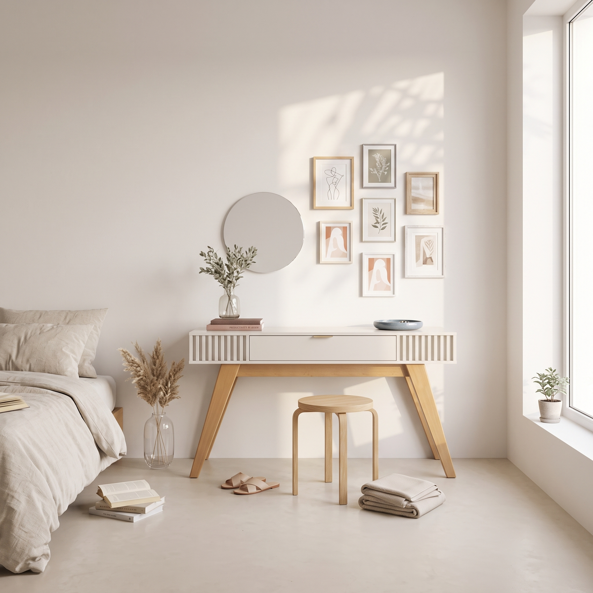 Rivera Modern Console Table, second room view