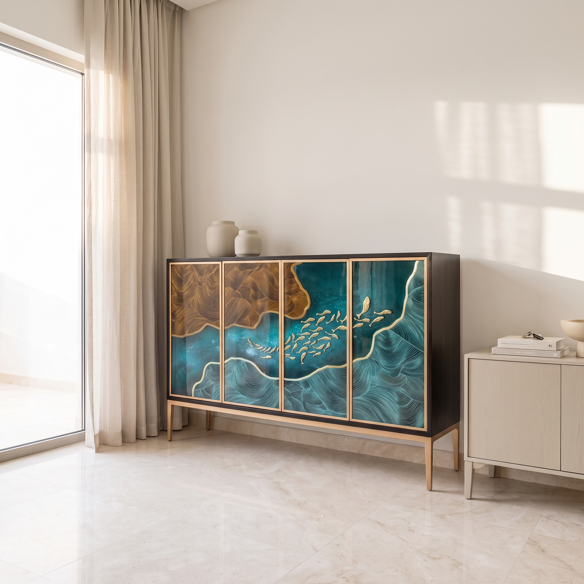 Sideboard #F2288A, close view