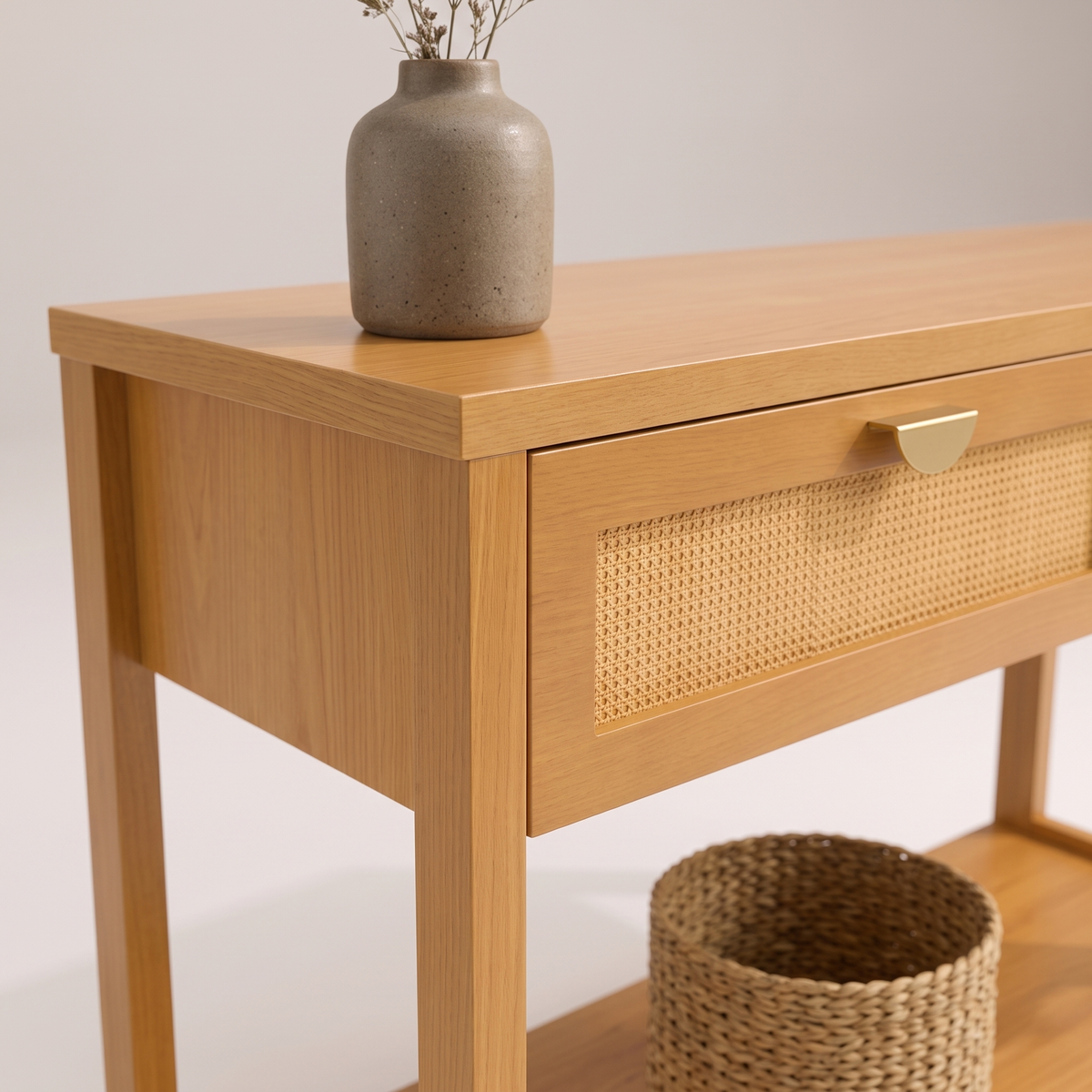 Consote Table #25008, styled detail