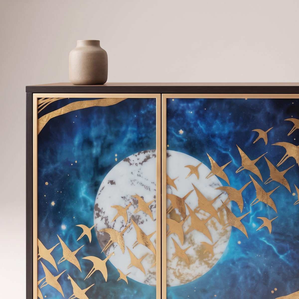 Sideboard #F2833, styled detail