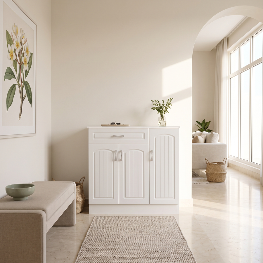 White Shoe Rack #C-05