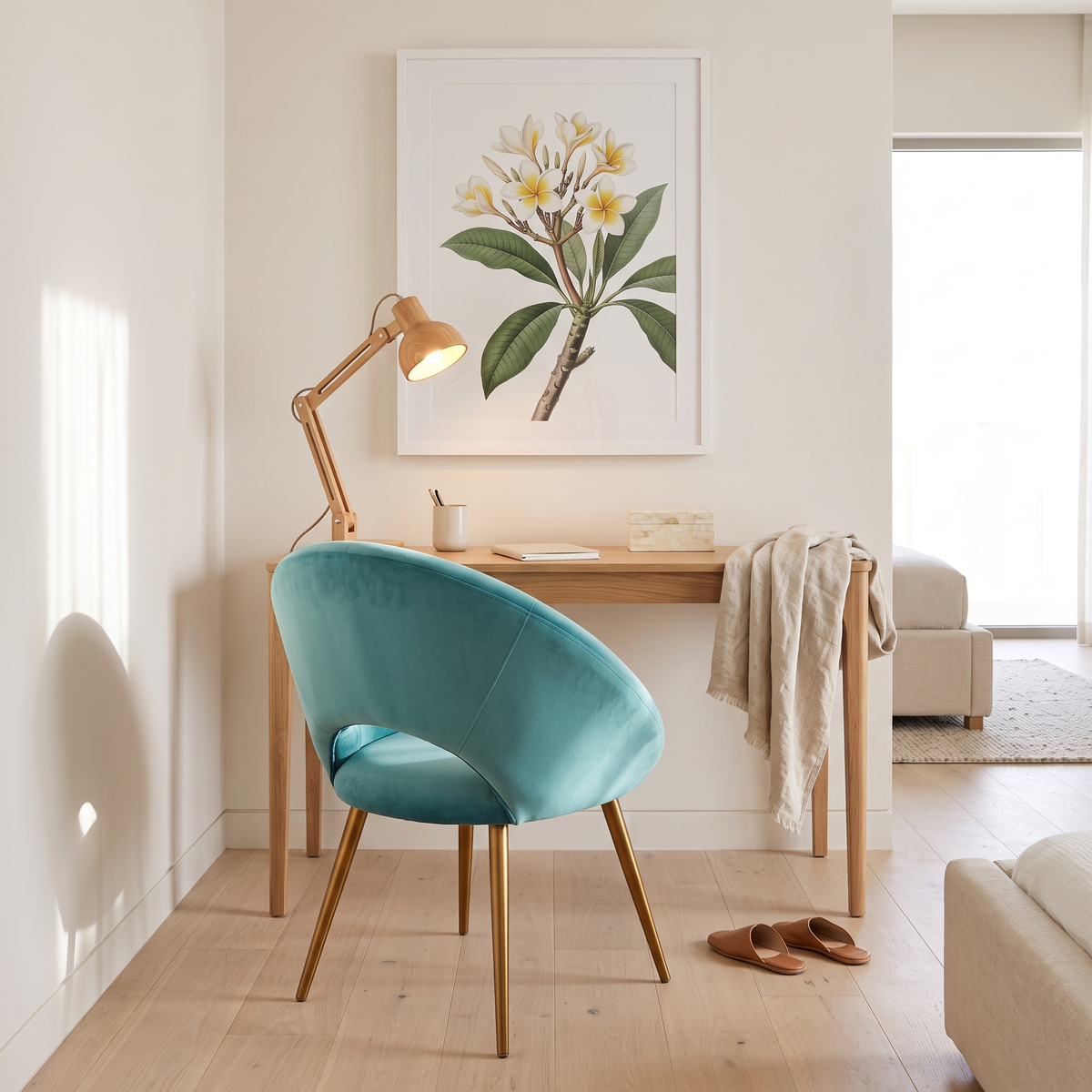 Mint Green Accent Chair #LSR17053W in a Muscat home