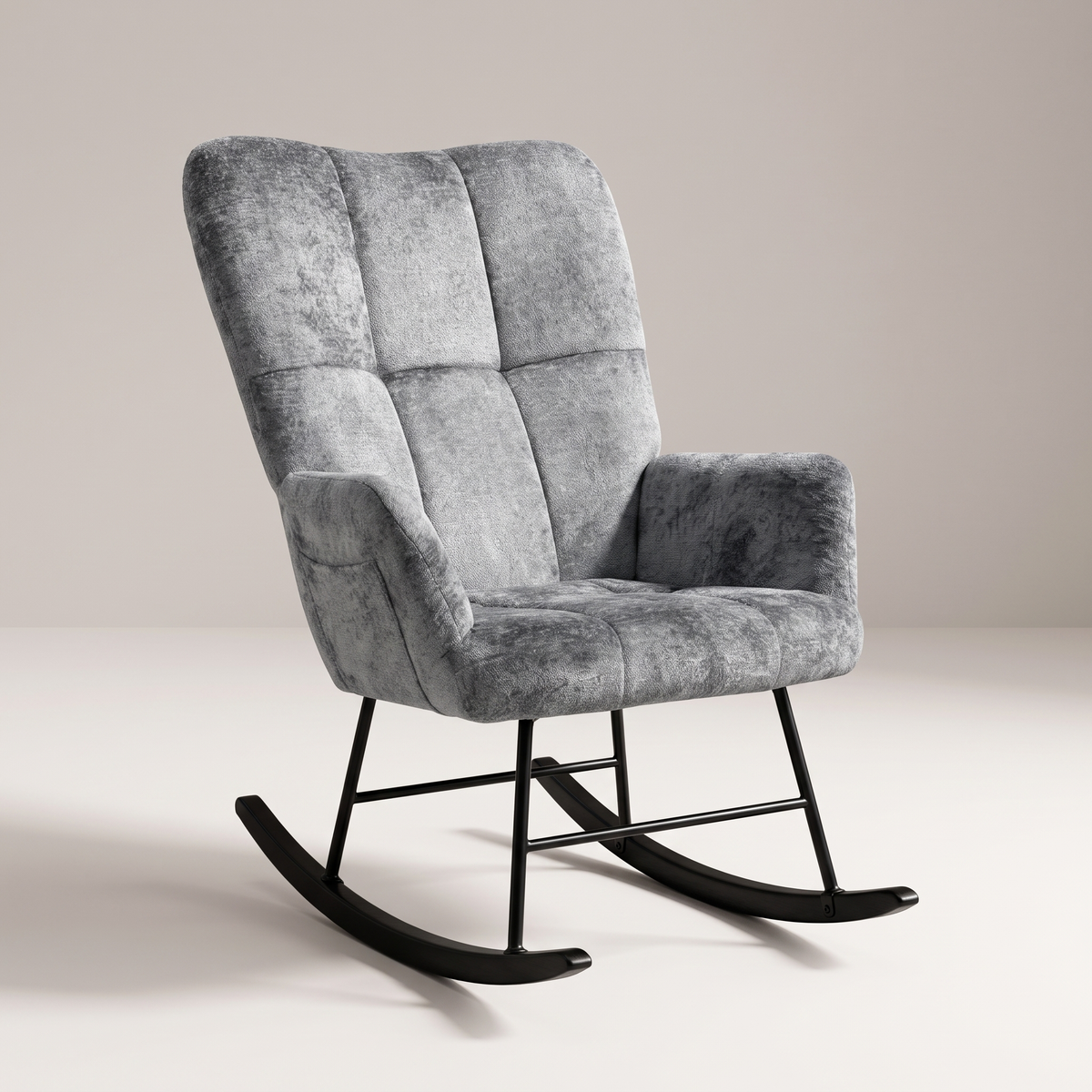 Grey Rocking Chair #JLC009, studio view