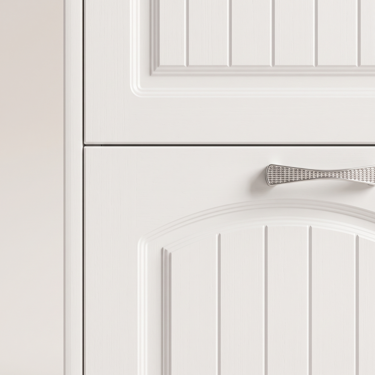 White Shoe Rack #C-05, material detail
