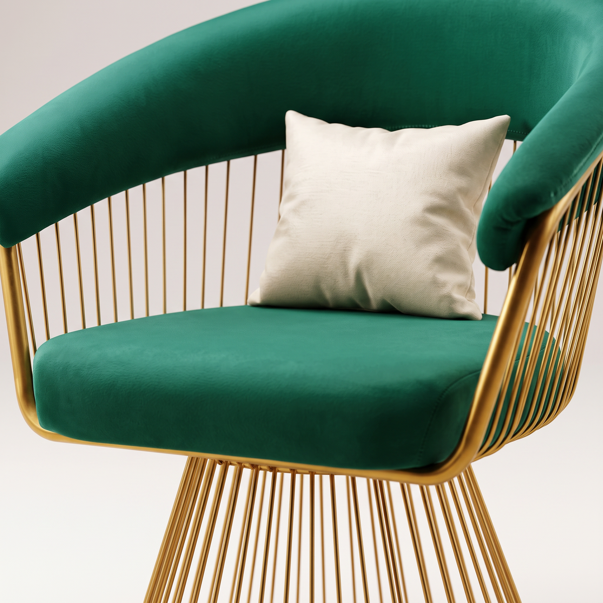 Lounge Chair #T0108, styled detail