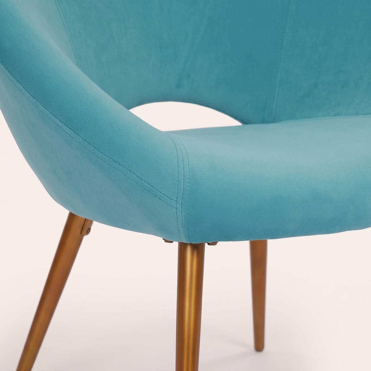 Mint Green Accent Chair #LSR17053W, material detail