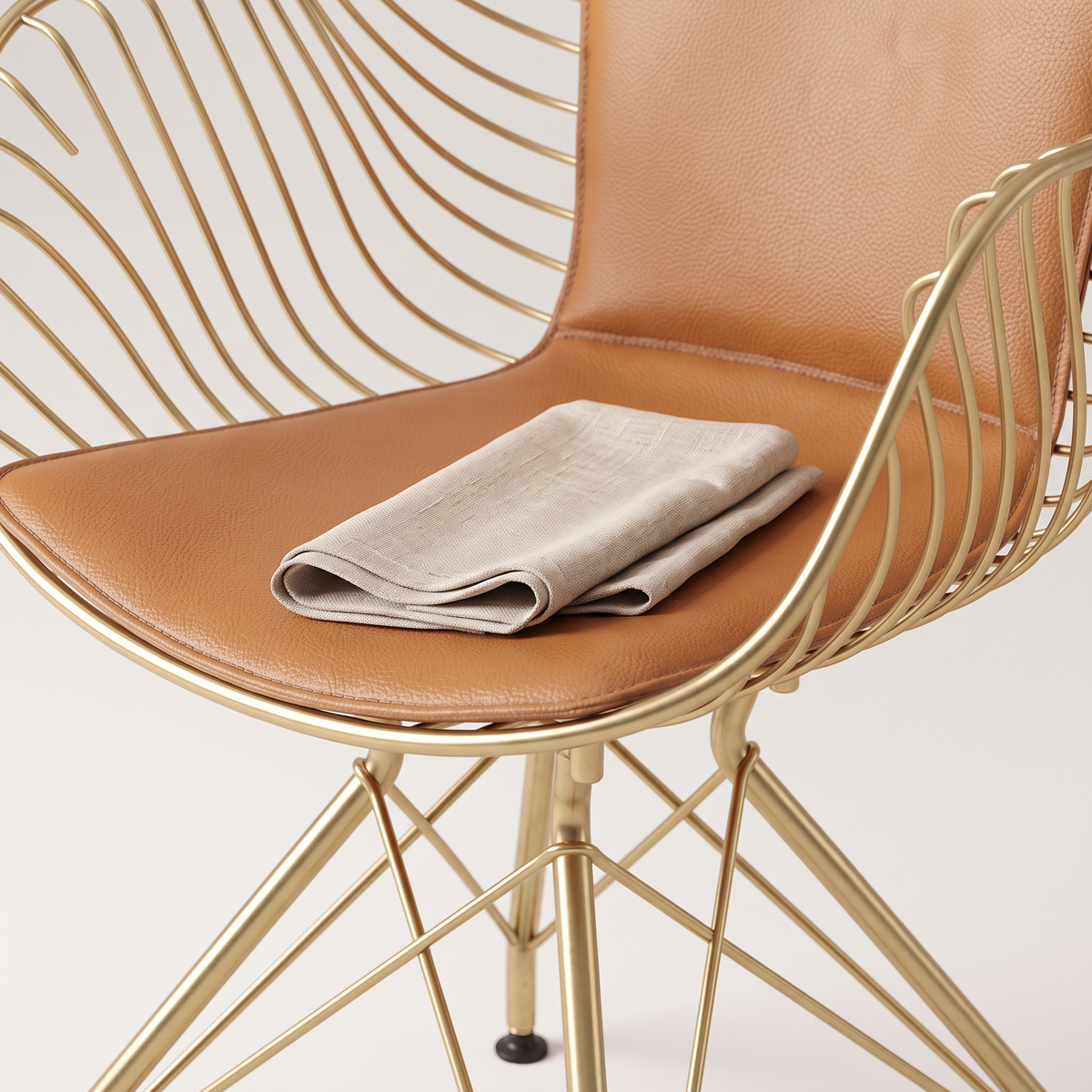 Lounge Chair #T004, styled detail