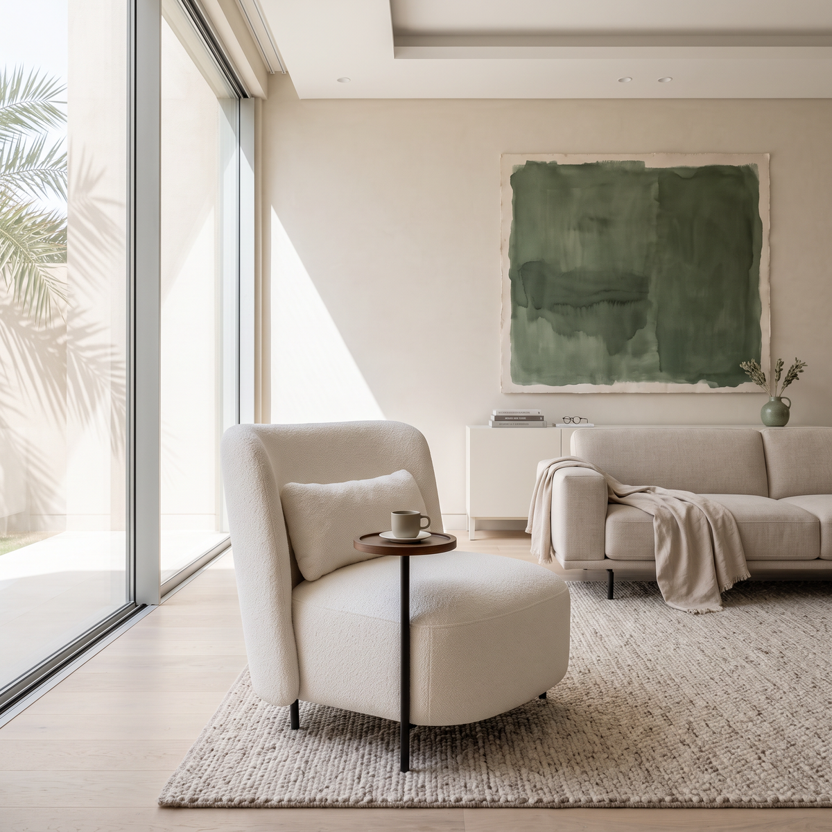 Sofa Arm Chair #LC-0093A in a Muscat home