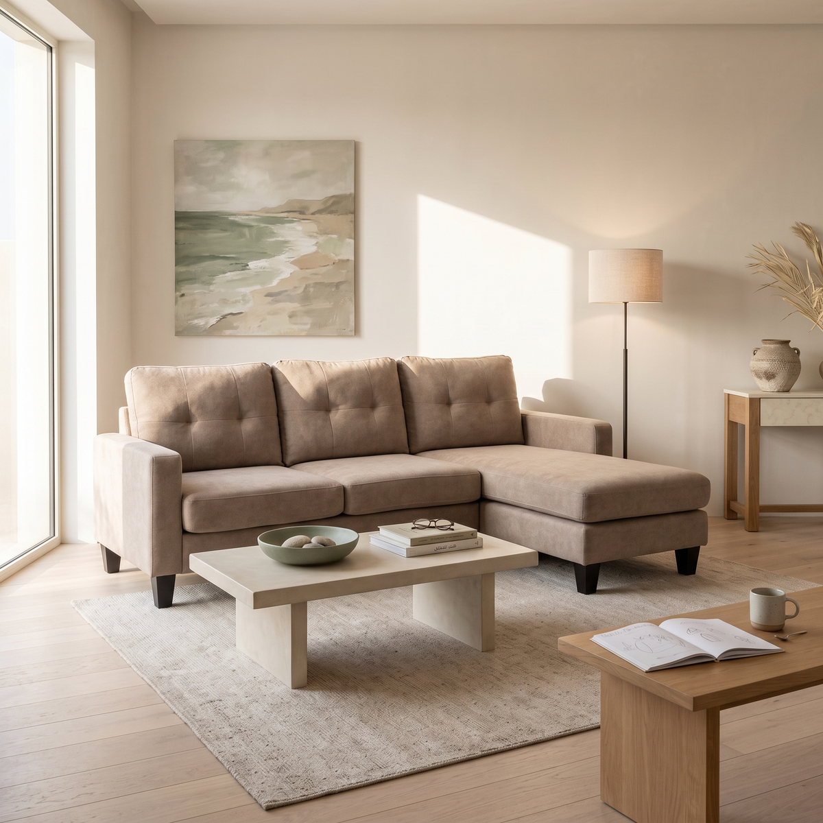 RHF Sectional Sofa #6097 in a Muscat home