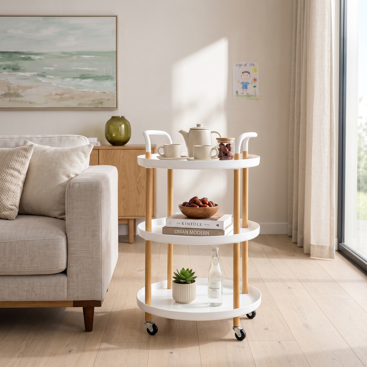 Serving Trolly #PSR09 in a Muscat home