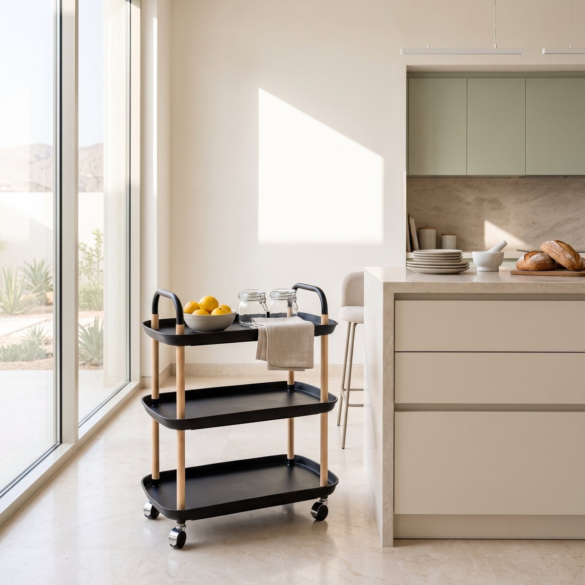 Serving Trolly #PSR08 in a Muscat home