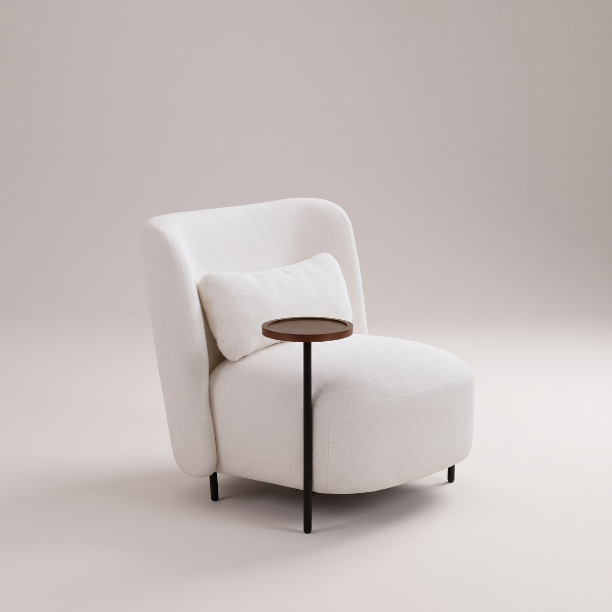 Sofa Arm Chair #LC-0093A, studio view