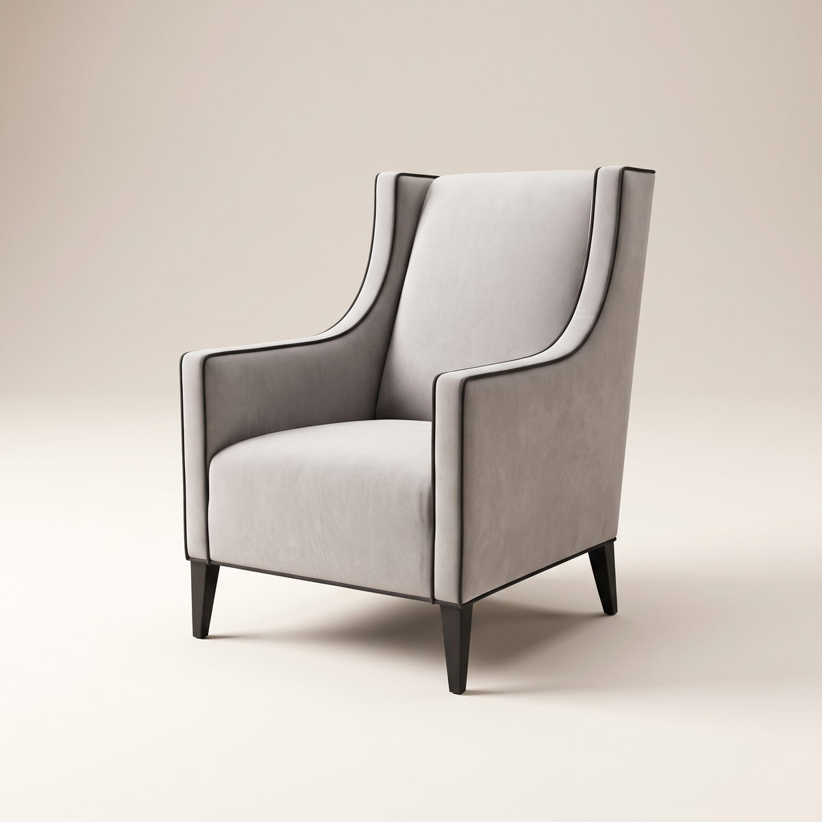 Sofa Arm Chair #K034, studio view
