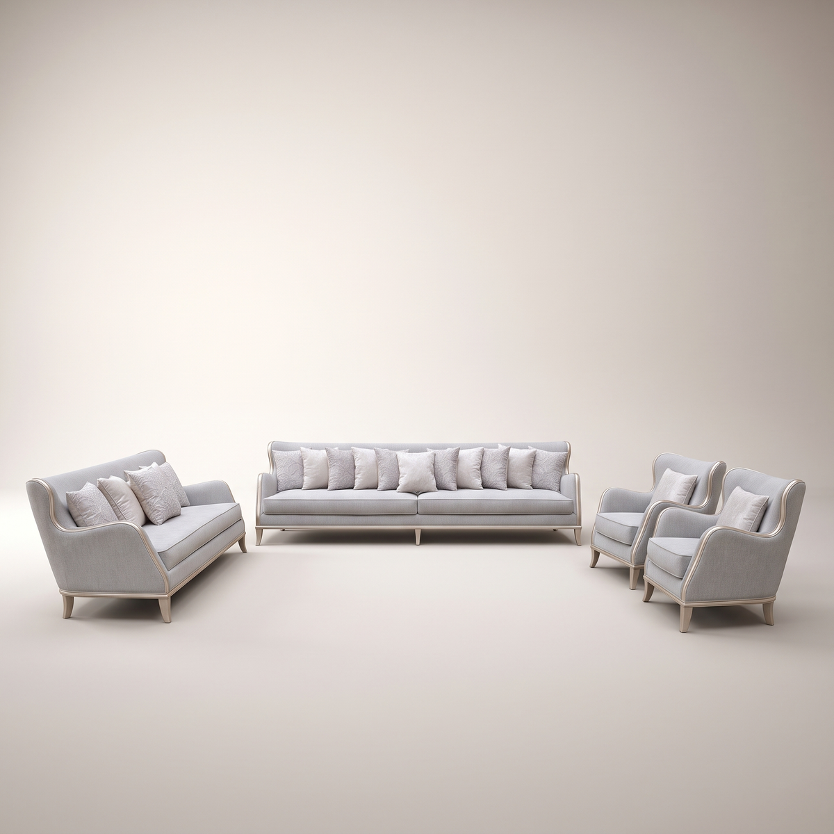 Vintage Living Room Set #G-926, studio view