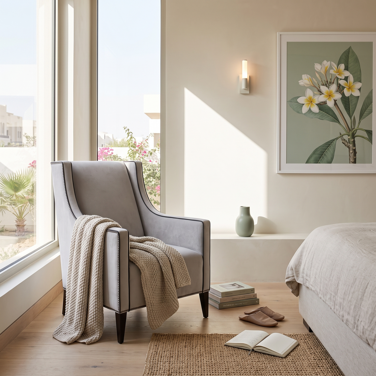 Sofa Arm Chair #K034, second room view