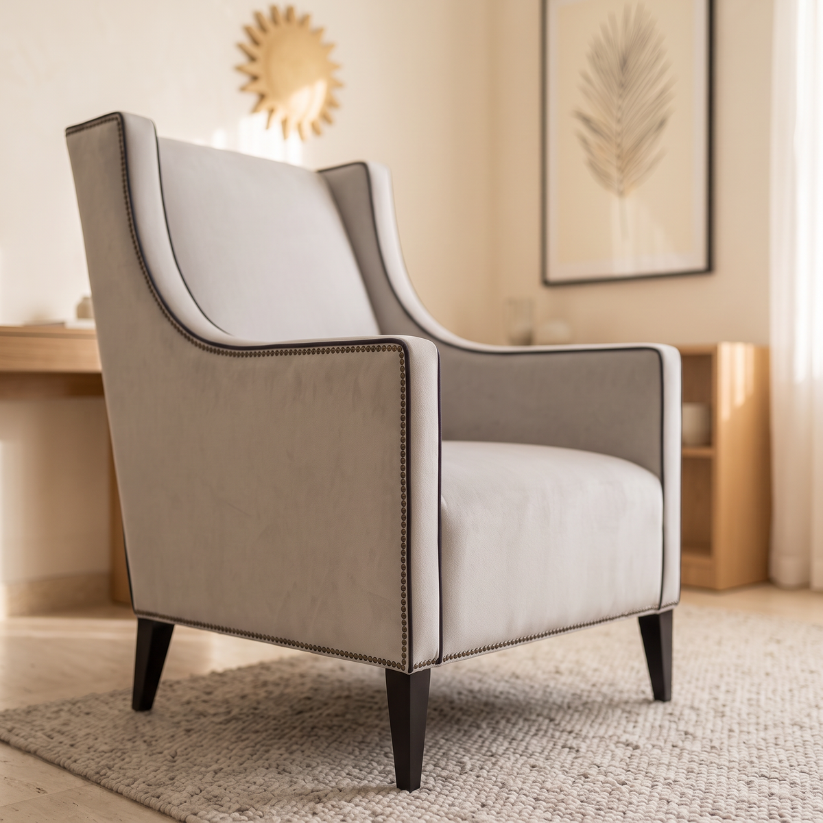Sofa Arm Chair #K034, close view