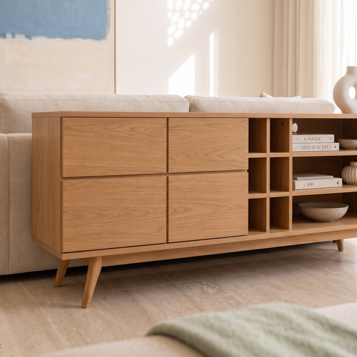 Noronha TV Stand, close view
