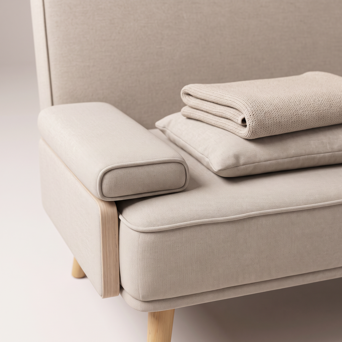 Sofa Bed #3LAB-17, styled detail