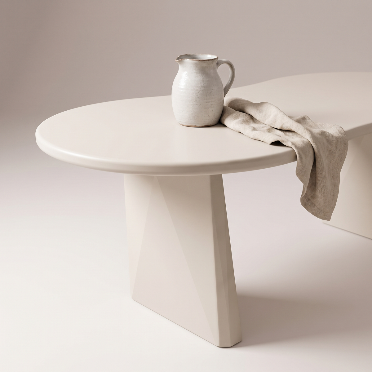Dining Table #ARD25-004, styled detail