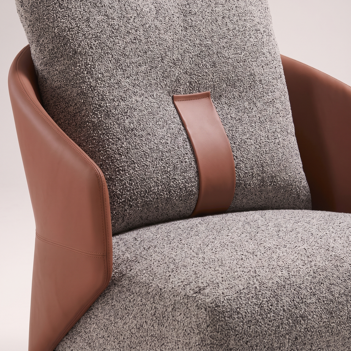 Two-Tone Lounge Chair #EC-380, material detail