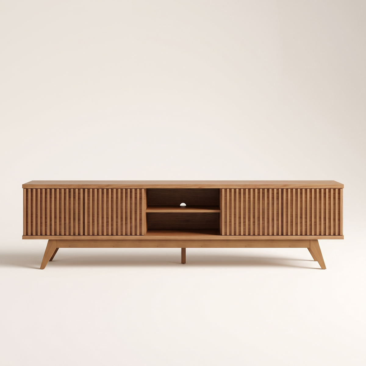 Fortaleza Wooden TV Stand, studio view