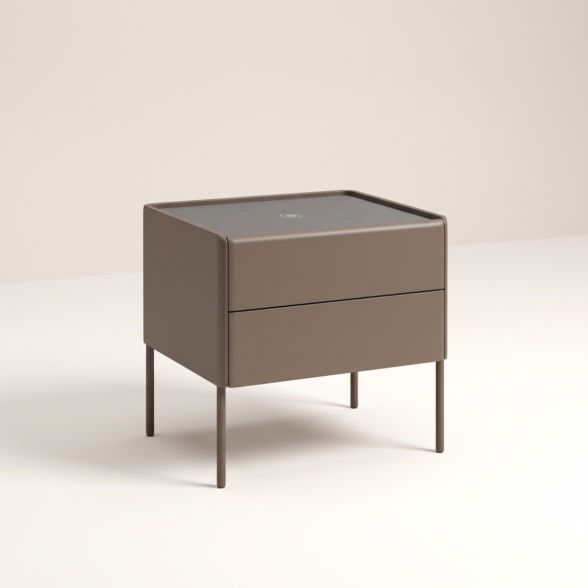 Nightstand with Wireless Charging #CT-38, studio view