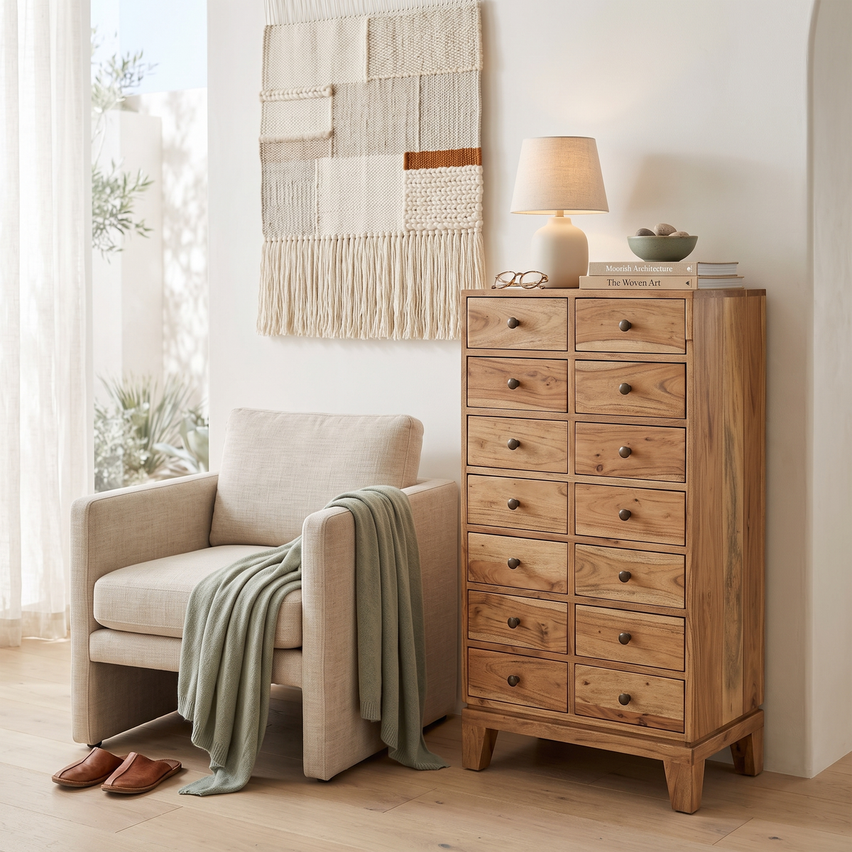 Krisna 12 Drawer Accent Chest #KA2442, second room view