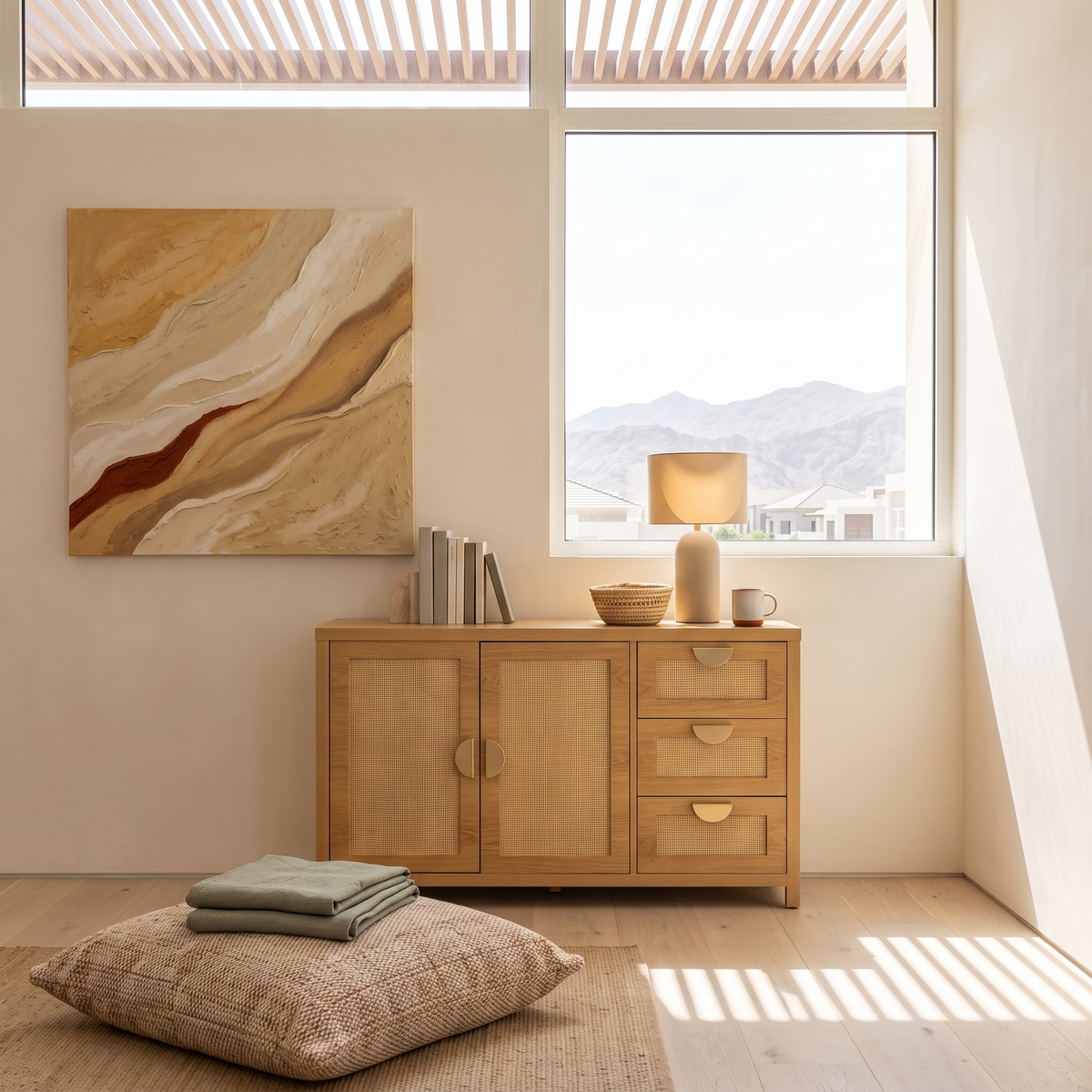 Low Storage Cabinet #25006, second room view