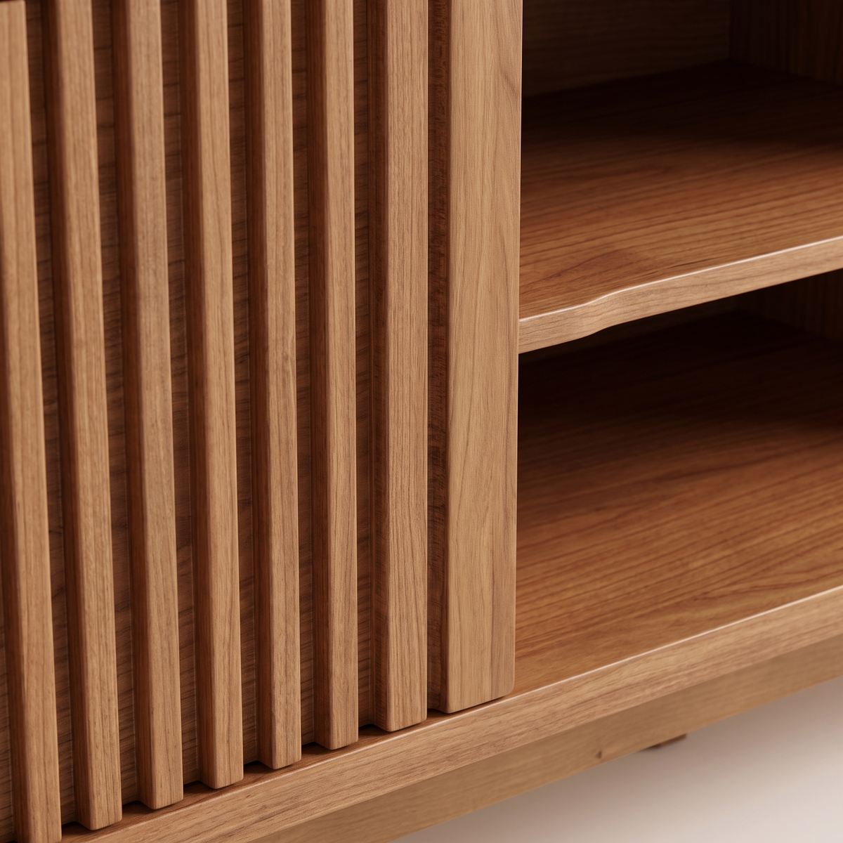 Fortaleza Wooden TV Stand, material detail