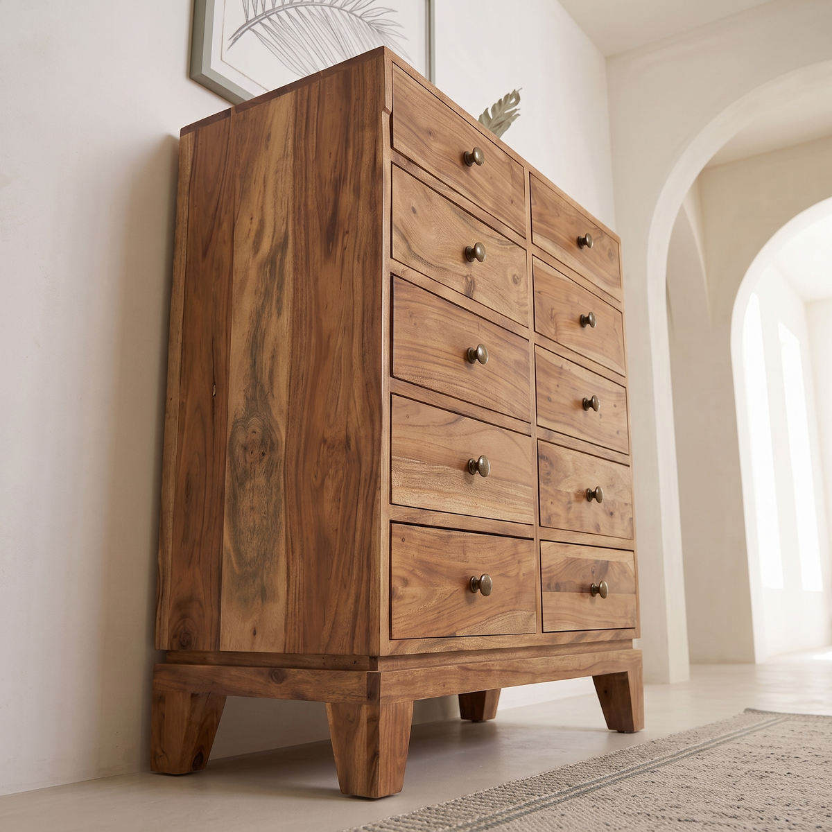 Krisna 12 Drawer Accent Chest #KA2442, close view
