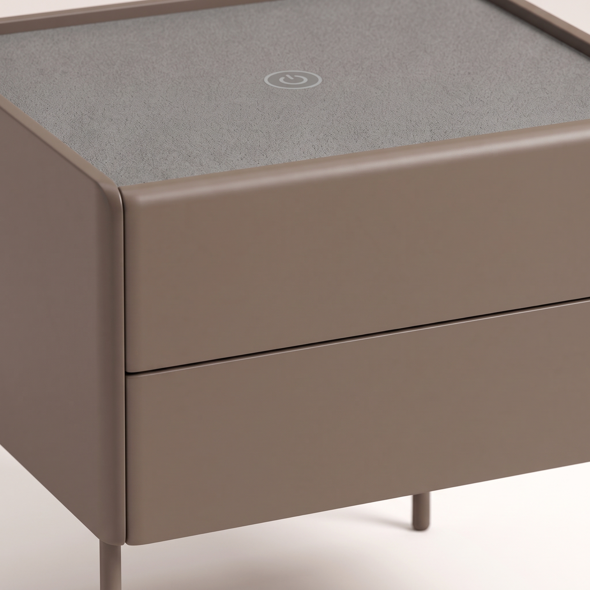 Nightstand with Wireless Charging #CT-38, material detail